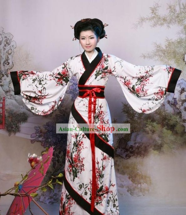 Traditional Chinese Gu Zhuang Han Fu Clothing for Women