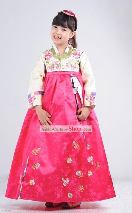 Traditional Korean Girls Hanbok