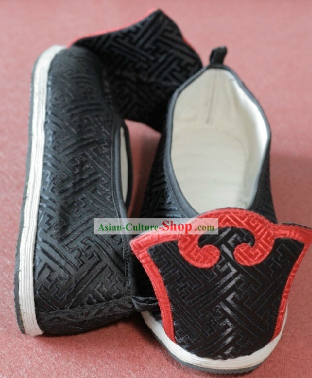 Traditional Chinese Handmade Black Shoes