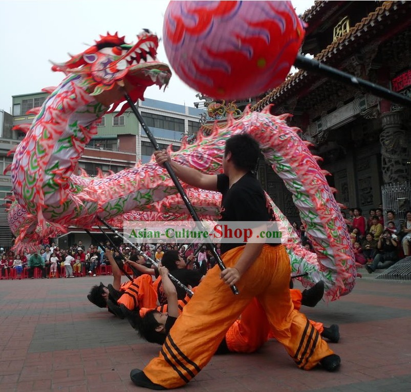 Traditional Luminous Dragon Dancing Costume Complete Set