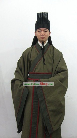 Ancient Chinese Men Clothing and Hat