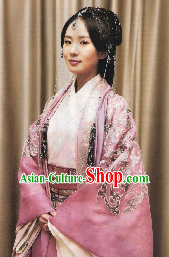 Ancient Chinese Palace Style Princess Clothing Complete Set