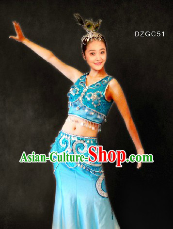 Traditional Dai Minority Dance Costume for Women