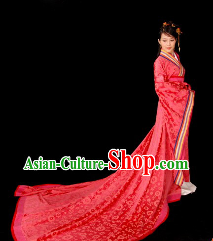 Ancient Chinese Clasic Wedding Dress Complete Set for Brides