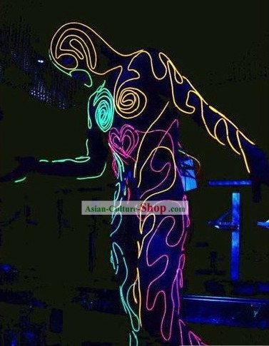 Electric LED Lights Luminous Dance Costumes