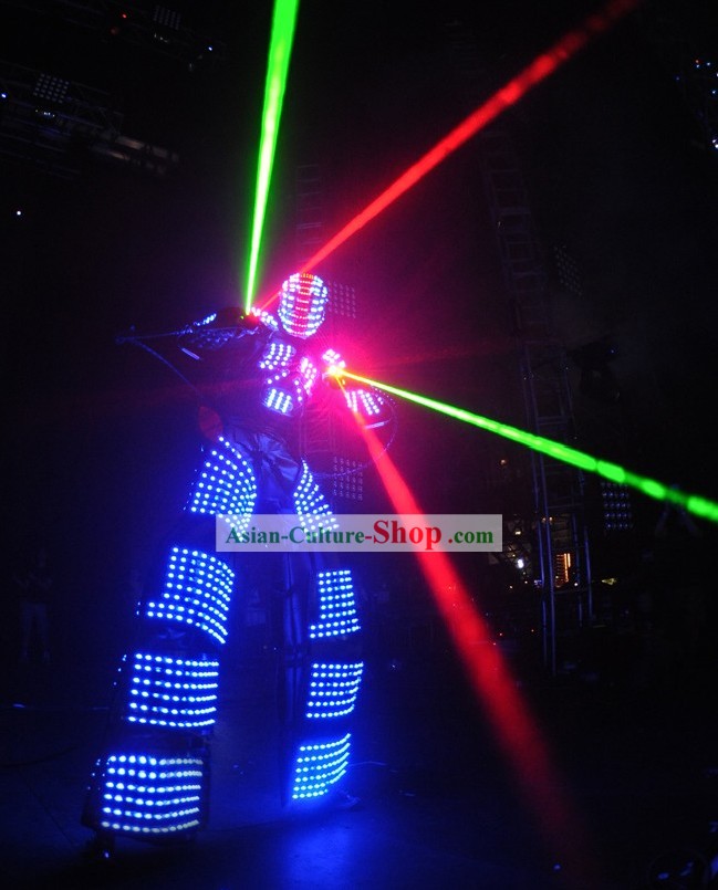 Custom Made Electric LED Lights Illuminate Dancing Costumes