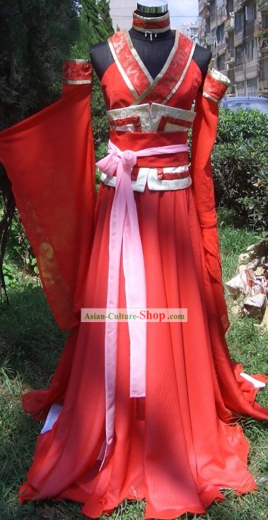 Long Kui Red Princess Cosplay