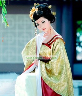 Tang Dynasty Yang Guifei Clothing and Headpieces
