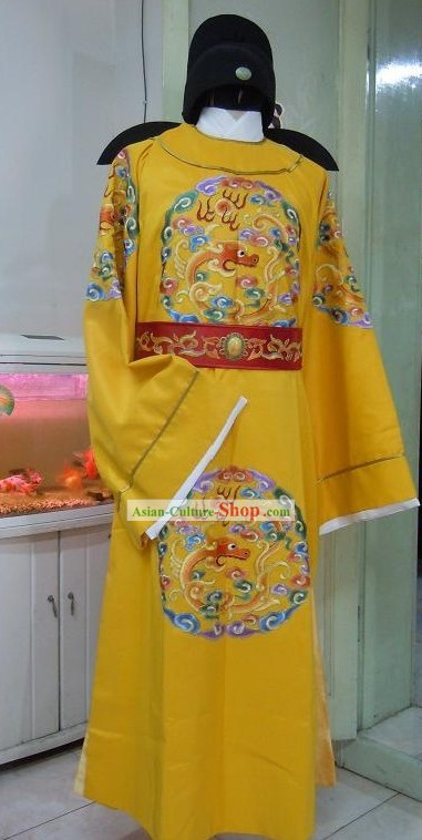 Tang Dynasty Emperor Embroidered Dragon Clothes for Men