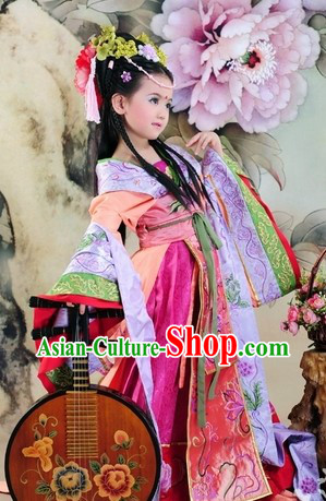 Ancient Chinese Imperial Princess Costumes for Children