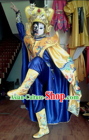 Chinese Mask Changing Dress Hat Boots Masks Complet Set