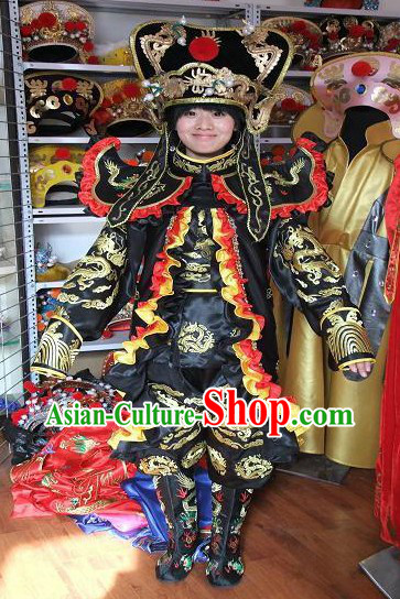 Traditional Chinese Change Mask Costumes Hat Boots Masks Complet Set