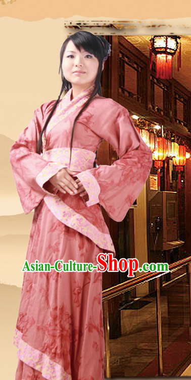 Ancient Chinese Tea Ceremony Hanfu Clothing for Women