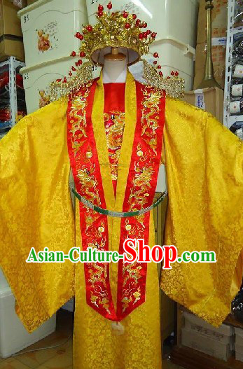 Chinese Ming Dynasty Empress Costumes and Phoenix Crown Complete Set