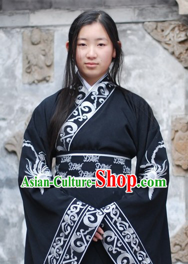Black Vietnamese Ao Dai Suit for Women