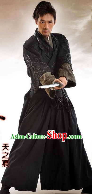 Ancient Chinese Xuan Yuan Sword Knight Costumes Complete Set