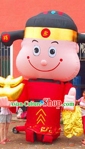 Large Money God Inflatable Pair