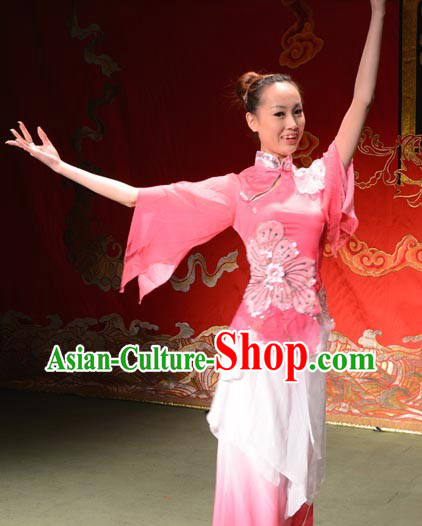 Chinese Stage Performance Yang Ge Dance Costumes for Women