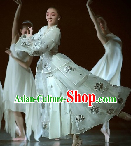 The Peony Pavilion Ballet Stage Performance Classical Dancing Costumes Complete Set for Women