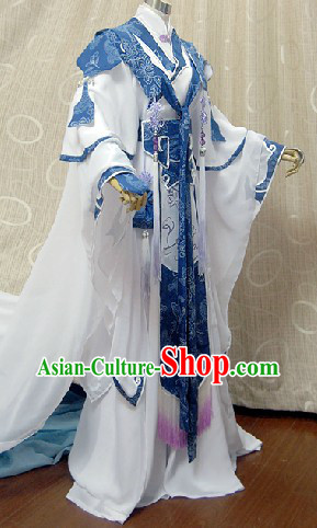 Ancient Chinese Imperial Palace Prince Cosplay Dresses Complete Set