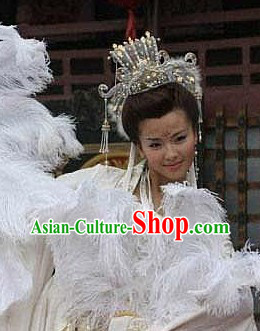 Ancient Chinese Imperial Palace Royal Empress Hair Accessories and Wig Complete Set
