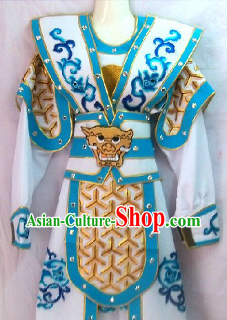 Ancient Chinese General Armor Dramatic Costume for Men