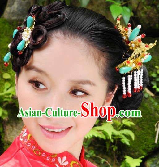 Handmade Traditional Chinese Wedding Hair Accessories and Jewellery