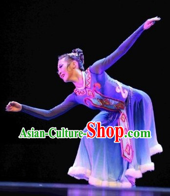 Chinese Solo Costumes and Headdress Complete Set for Women