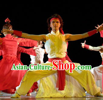 Mandarin Stage Performance Costumes for Men