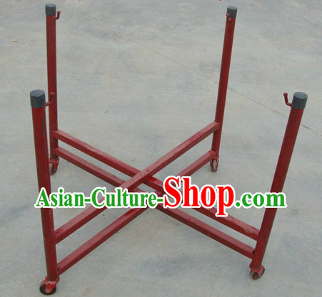 Traditional Handmade Wooden Drum Cart with Wheels (suitable for the drum diameter of 18
