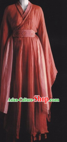 Traditional Red Ancient Chinese Hanfu Clothing for Women