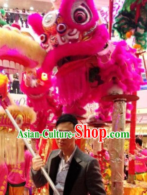 Friendly Chinese Year Supreme Grand Opening and Happy Celebration Lion Dance Costume Complete Set