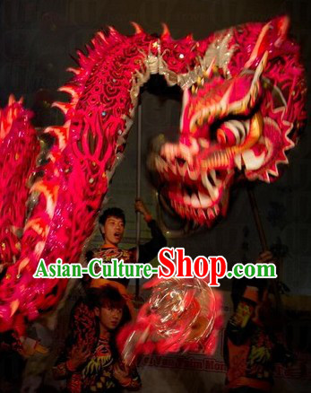 Wish You a Happy New Year Luminous Dragon Dancing Costume Complete Set