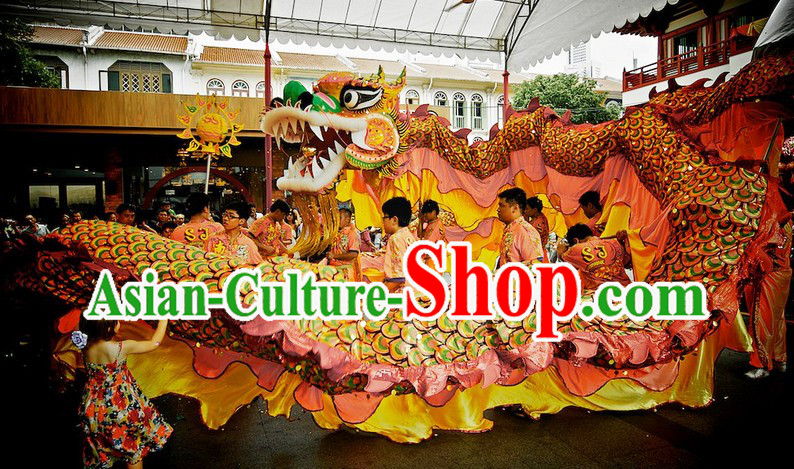 Chinese Horse Year Big Celebration Southern Dragon Dance Costume Complete Set