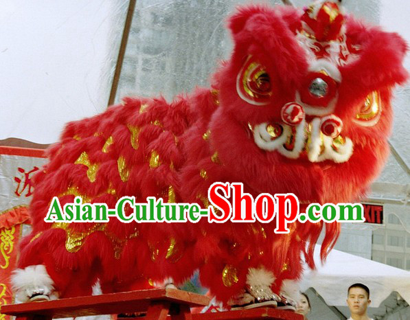 Chinese Year Southern Hoksan Professional Lion Dance Costume for Adults or Kids