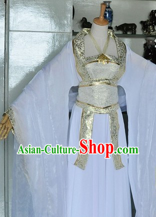 Chinese Classic White Wedding Dress Complete Set for Brides