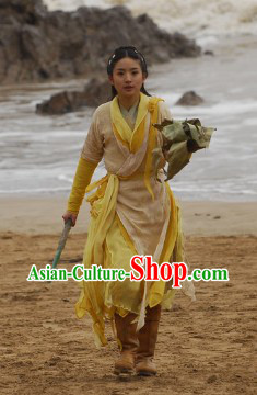 Legend of the Condor Heroes Huang Rong Costumes Complete Set