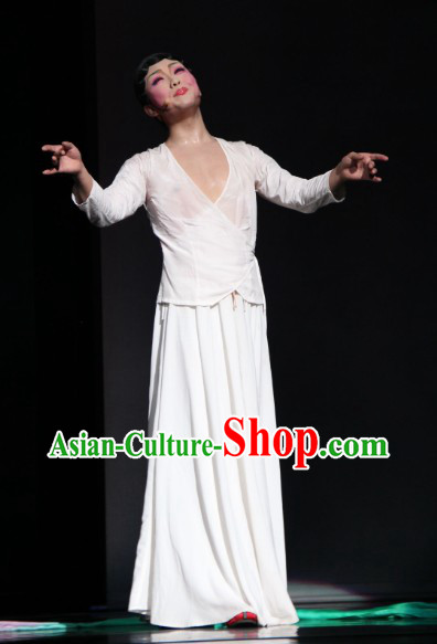 White Li Yugang Zhong Yi Underpants Han Fu Clothes Full Set