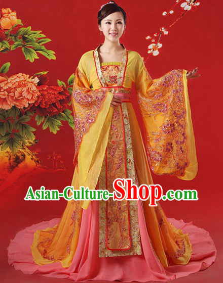 Ancient Chinese Tang Dynasty Princess Clothing Complete Set