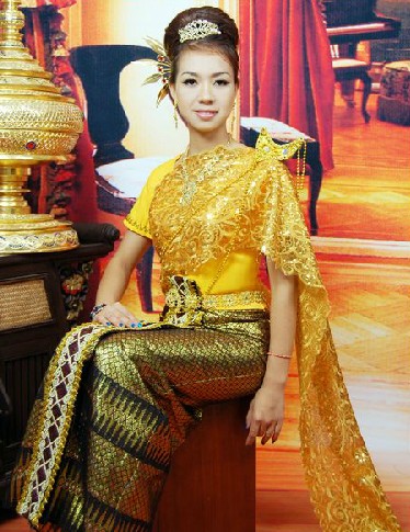 Traditional Asian Thailand Uniforms for Women