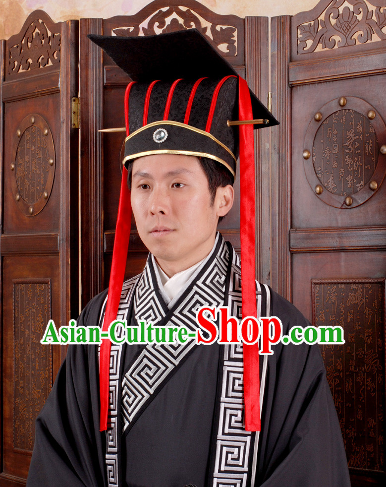 Ancient Chinese Han Dynasty Emperor Enthronement Hat Crown