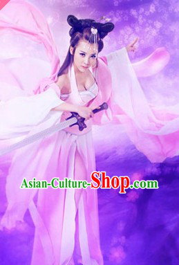 Qian Nv You Hun Sexy Swordswoman Xiao Qian Costumes Complete Set