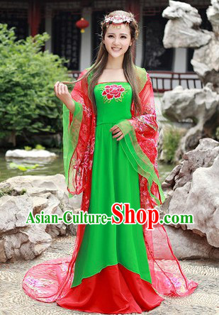 Traditional Ancient Chinese Tang Dynasty Suit for Women