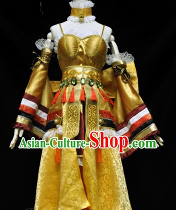 Traditional Ancient Chinese Lu Ding Ji Electronic Games Princess Costumes Complete Set