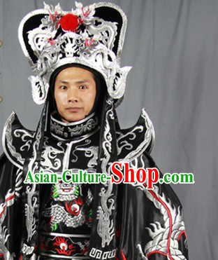 Face-changing Dragon Embroidery Costumes Pants Belt Hat and 12 Masks Complete Set
