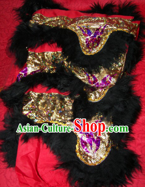 Good Quality Two Pairs of Lion Dance Pants and Claws Covers