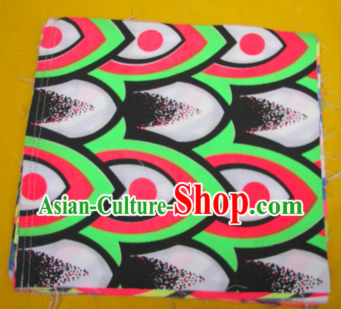 Green Red Black Ultra Violet Bamboo Pattern Dragon Dance Costumes Complete Set