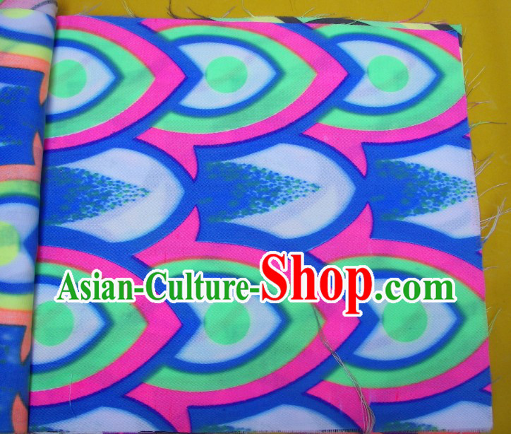 Blue Green Pink Ultra Violet Bamboo Pattern Dragon Dance Costumes Complete Set