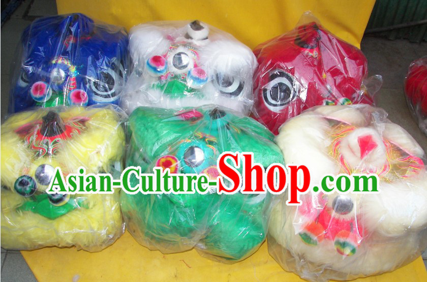 Six Sets Chinese New Year Parade Children Size Lion Dance Costumes
