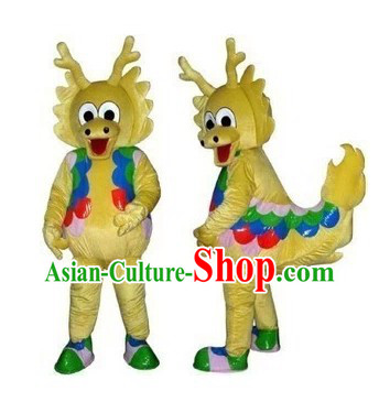 Traditional Chinese Dragon King Character Adult Size Walking Mascot Costume Complete Set